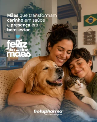 Ser mãe é acordar mais cedo para passear, observar cada sinal, cuidar da alimentação, marcar consultas e oferecer amor em cada detalhe.
Mães de pet sabem:
Cuidar é proteger, prevenir e estar presente todos os dias. 🐶🐱
Porque amor de mãe se reconhece no cuidado diário. 💙
#botupharma #botupharmapet #mãedepet #mãe #diadasmães #felizdiadasmães #mães #familia #pet